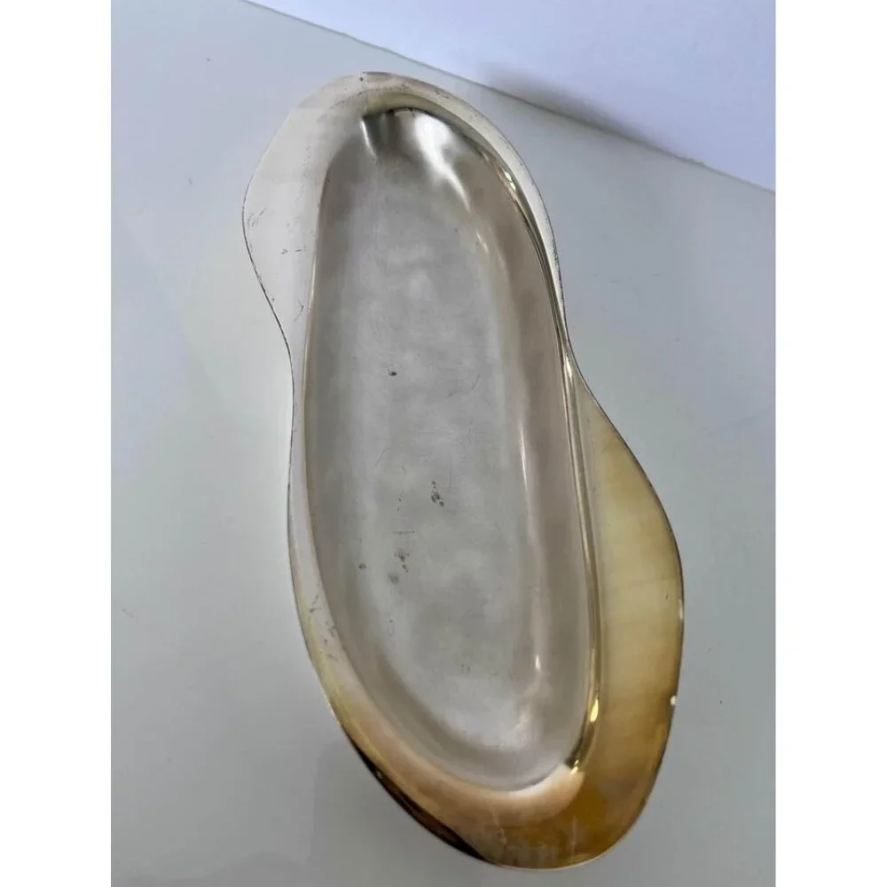 MCM-set of 2 Silver Dish WMF IKORA Tarnish Resistant # 670 6423